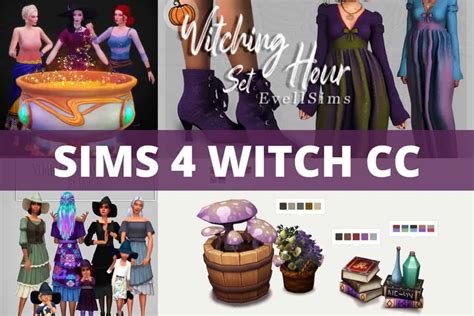 From Broomsticks to Familiars: Witchy CC to Take Your Sims to the Next Level